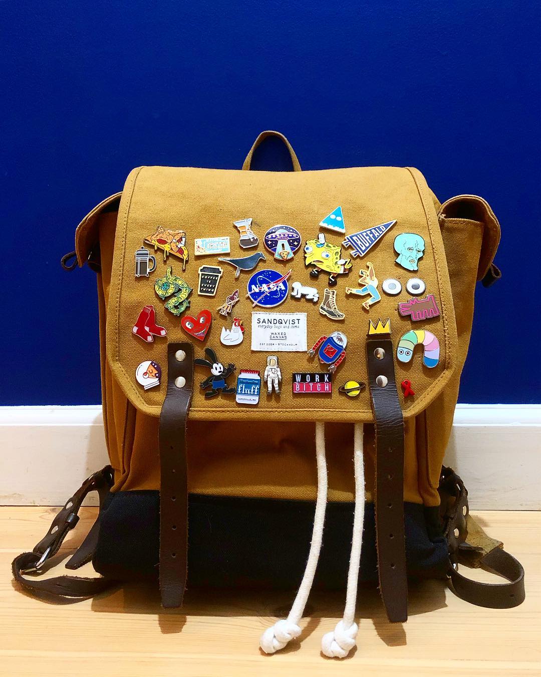 Buffalo Pennant Enamel Pin • Lost Lust Supply x Oxford Pennant Original - Image 3