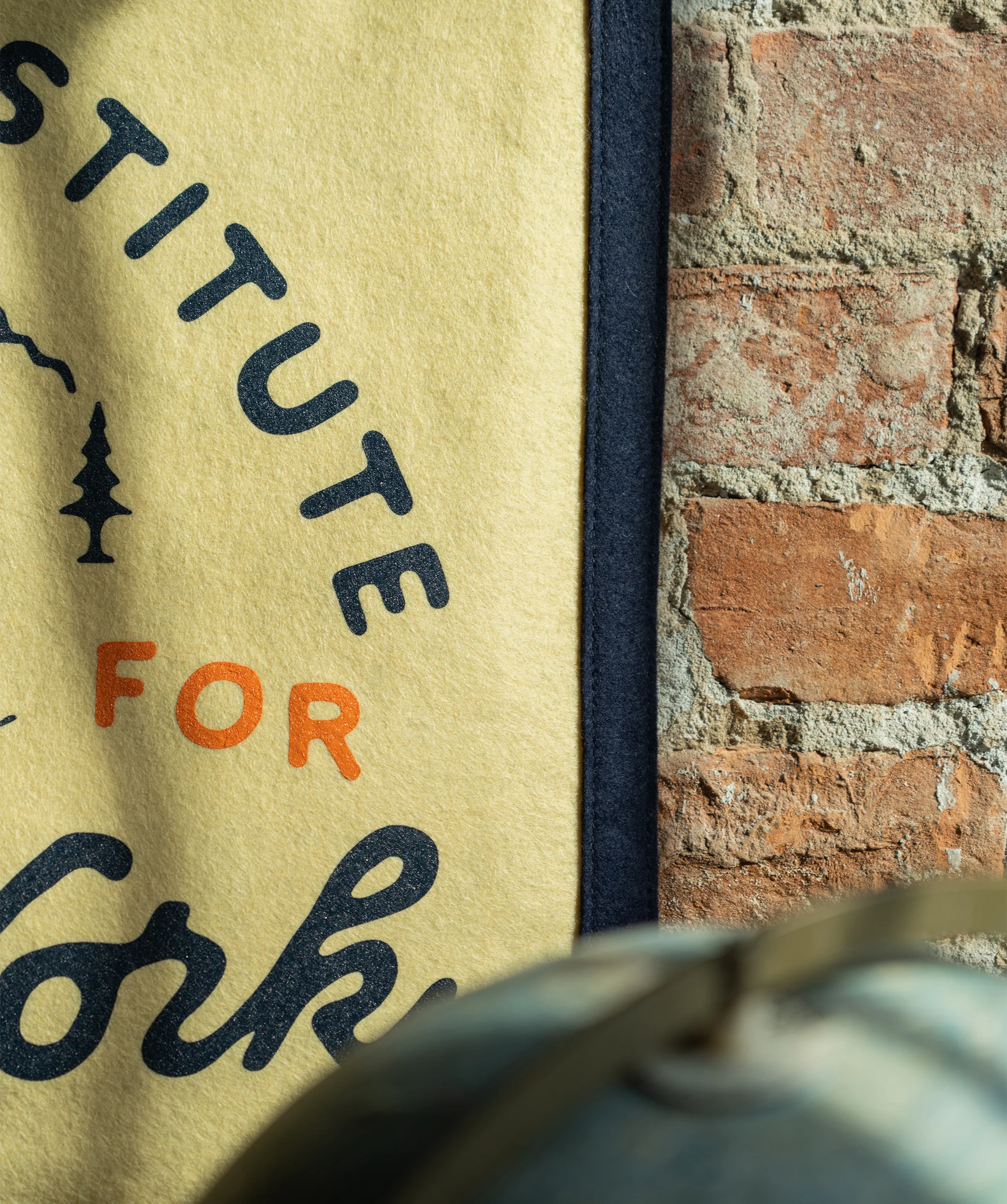 There is No Substitute for Hard Work Camp Flag - Image 4