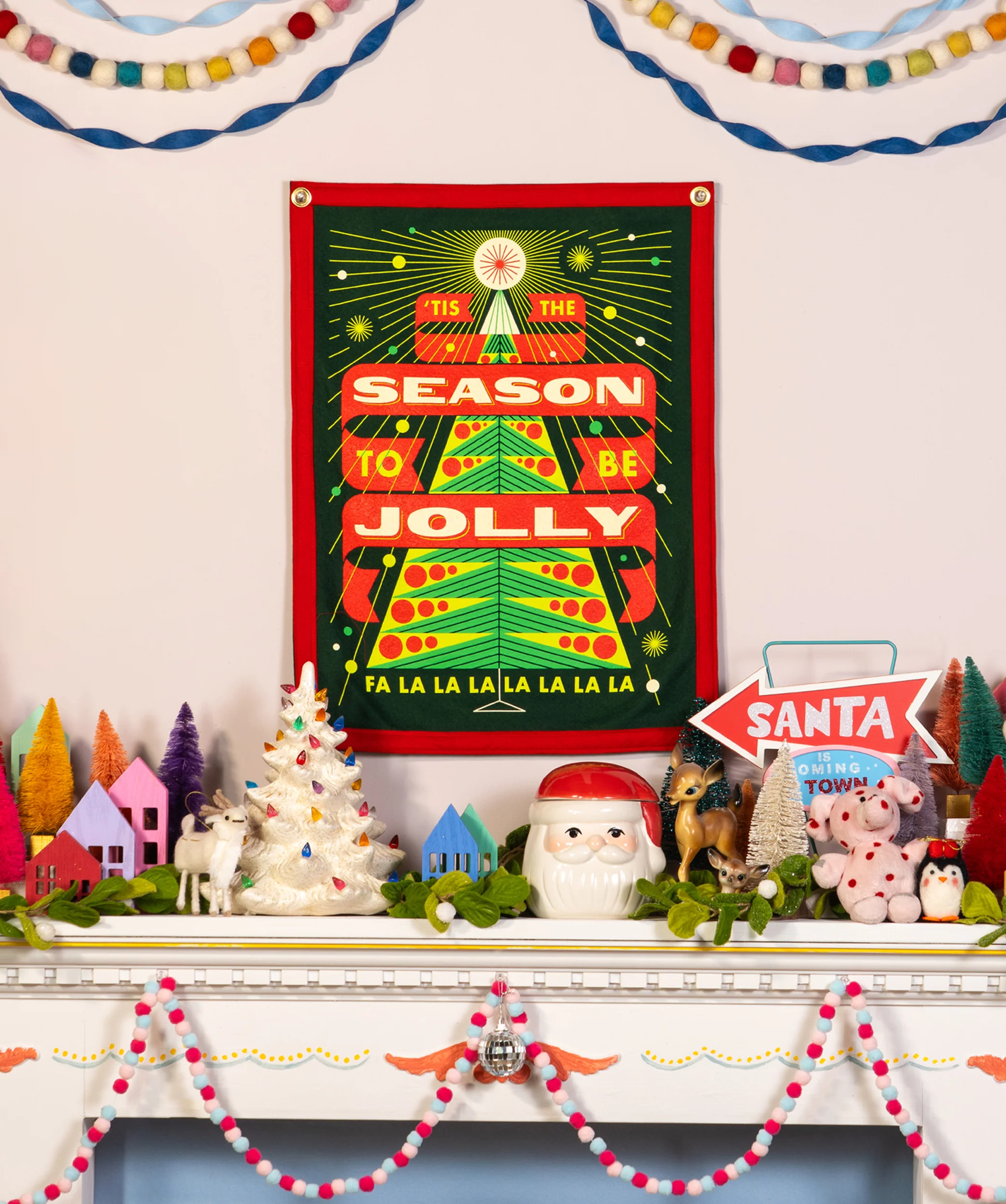 'Tis the Season To Be Jolly Camp Flag • Invisible Creature x Oxford Pennant - Image 6